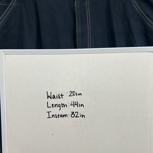 Structure Sz 40 Wide Leg Black Vintage Cargo Pants - Picture 8 of 8